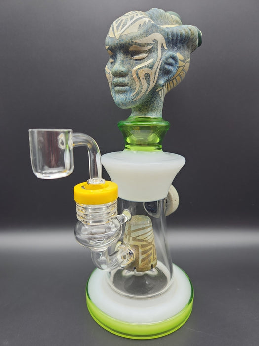 10" Aztec Alien XL Big Brain w/ Stone Showerhead - Kannabliss Exotics