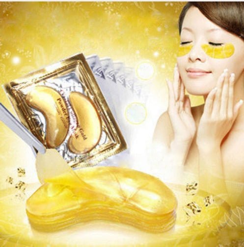 10pcs5packs Gold Crystal Collagen Eye Mask Eye Patches Eye Mask For Face Care Dark Circles Remove Gel Mask For The Eyes Ageless - Kannabliss Exotics