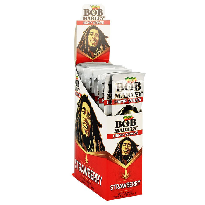 25PC DISP - Bob Marley Hemp Wraps - 2pk - Kannabliss Exotics