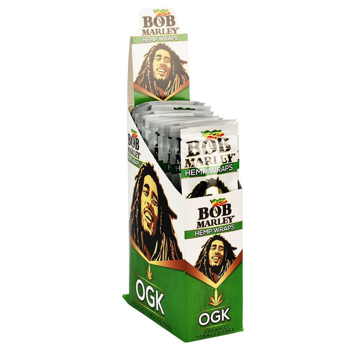 25PC DISP - Bob Marley Hemp Wraps - 2pk - Kannabliss Exotics