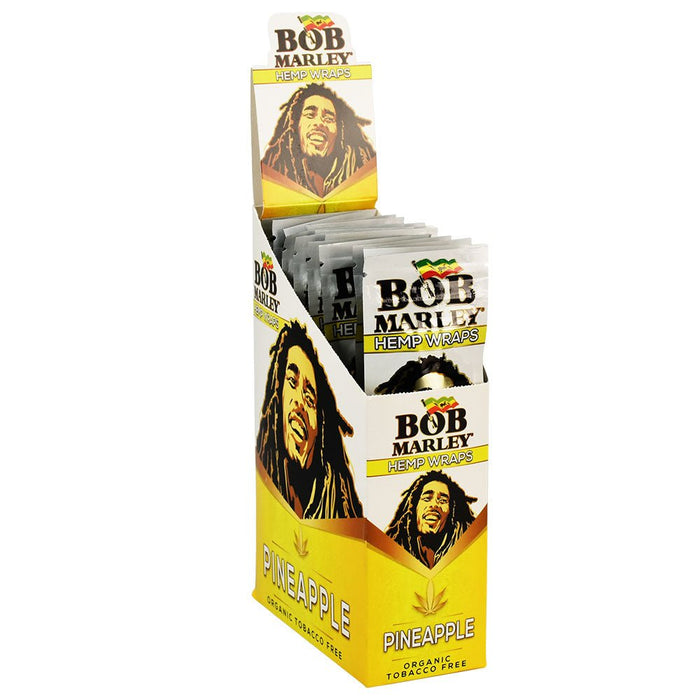 25PC DISP - Bob Marley Hemp Wraps - 2pk - Kannabliss Exotics