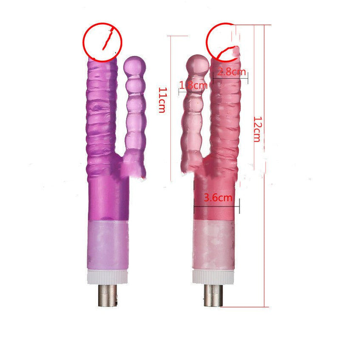 3 Insert Gun Machine Accessories Simulation Dildo Female Masturbation Adult Products - Kannabliss Exotics