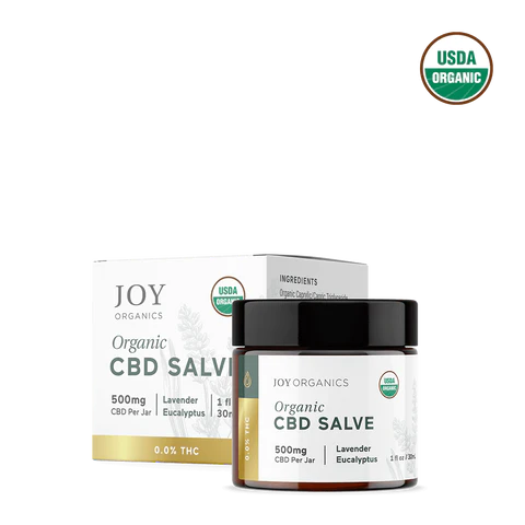 Organic CBD Salve - Lavender Eucalyptus 1oz/500mg
