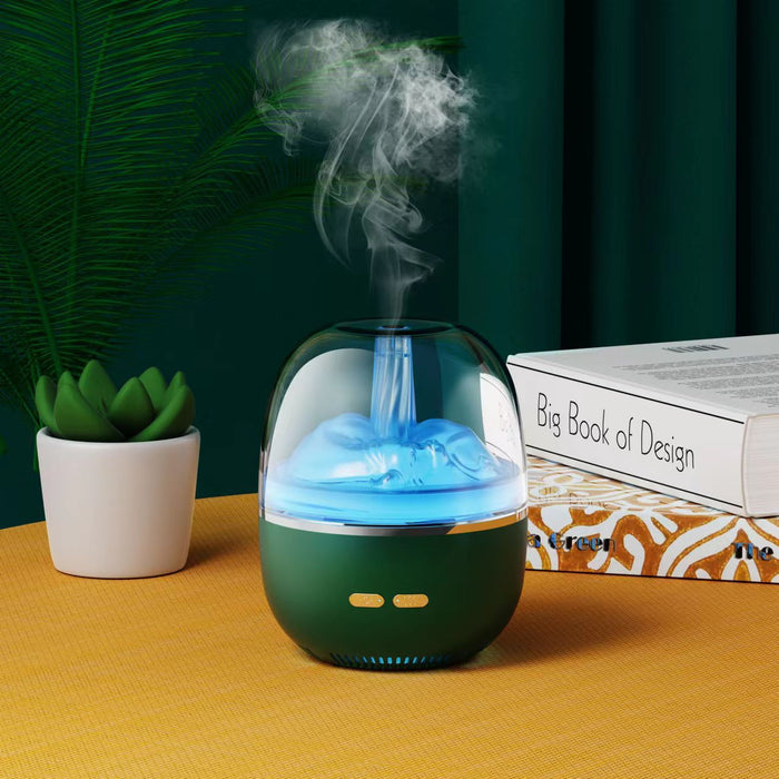 Air Humidifier Essential Oil Ultrasonic Aromatherapy Atomizer Colorful Light Heavy Fog Volume Office Home Accessories -