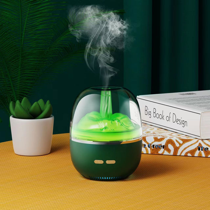 Air Humidifier Essential Oil Ultrasonic Aromatherapy Atomizer Colorful Light Heavy Fog Volume Office Home Accessories -