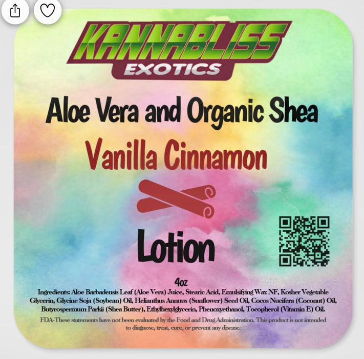 Aloe Vera And Organic Shea - Kannabliss Exotics