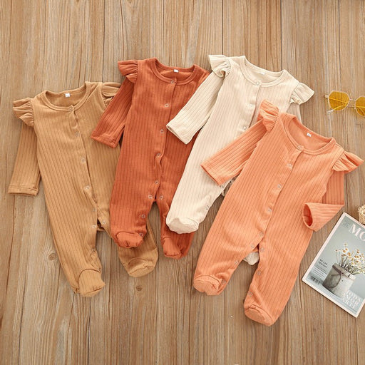 Baby Jumpsuits, Baby Autumn And Winter Clothes, Long Sleeves - Kannabliss Exotics