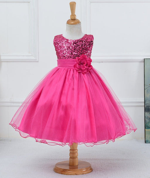 Baby Sequin Dress Flower Girl Wedding Princess Dress - Kannabliss Exotics