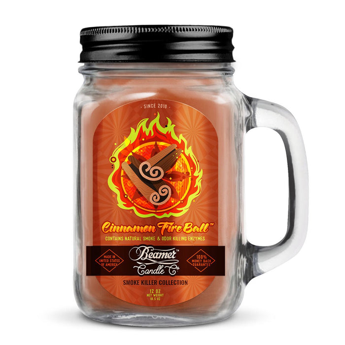 Beamer Candle Co. Cinnamon Fire Ball 12 oz - Kannabliss Exotics