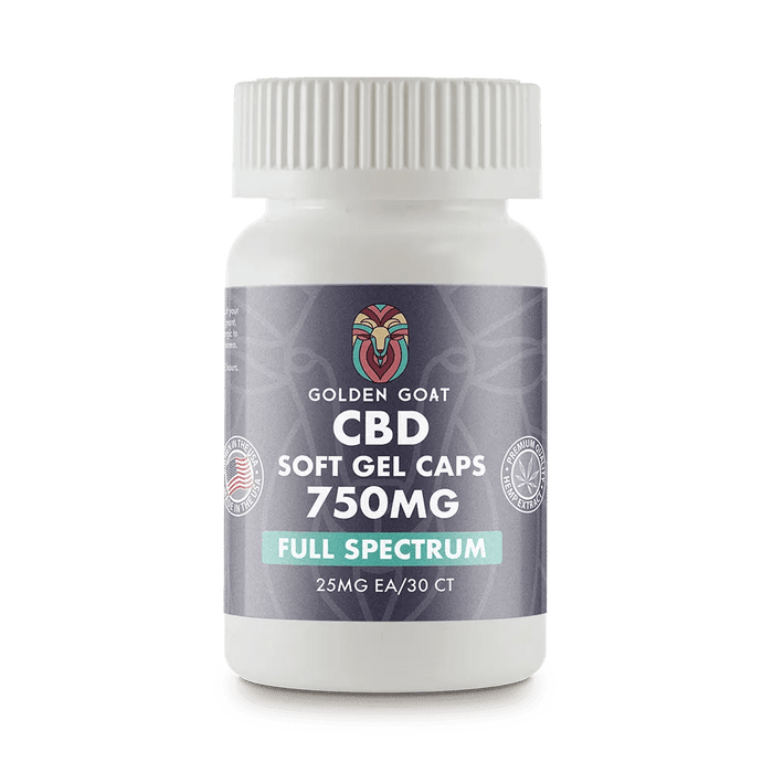 CBD Gel Capsules – Full Spectrum – 750MG – 30ct - Kannabliss Exotics