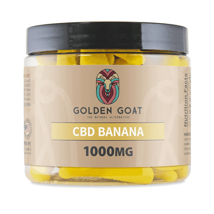 CBD Gummies 1000MG - Banana - Kannabliss Exotics