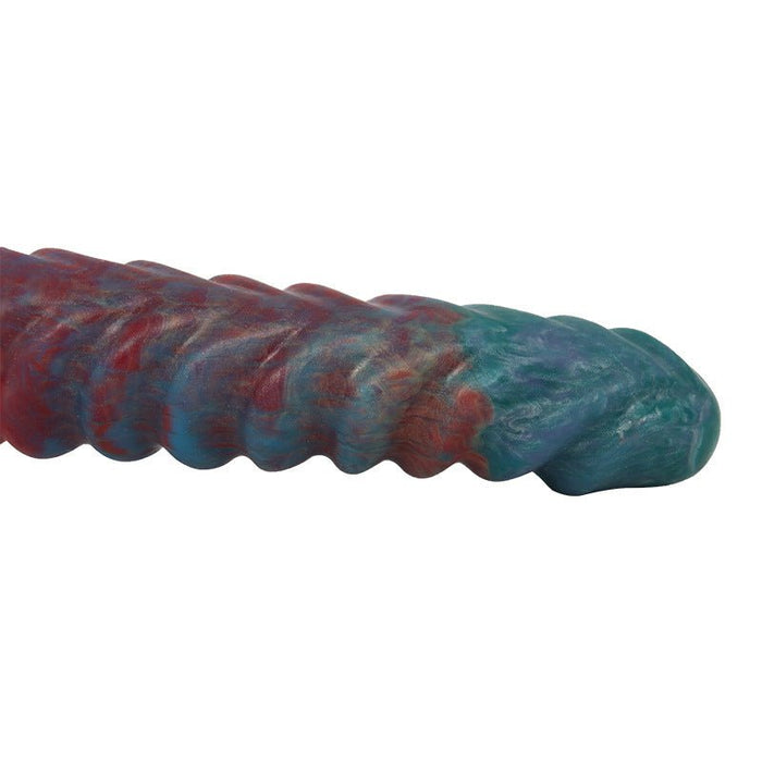 Color Double Head Dildo Fishbone Pattern Butt Plug For Women - Kannabliss Exotics