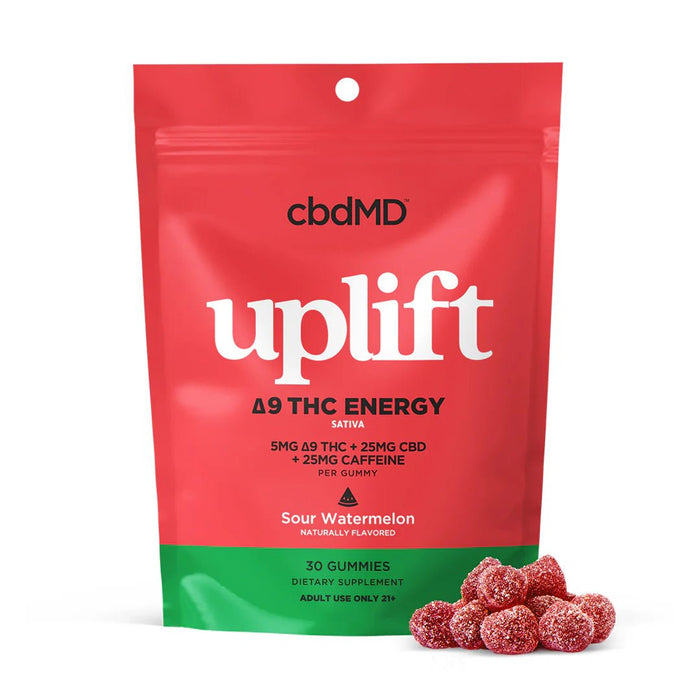 Delta 9 THC Uplift Gummies 100MG - Watermelon - Kannabliss Exotics