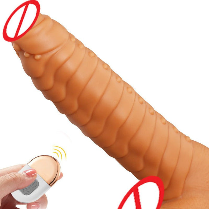 Dildo Telescopic Swing Dildos Women's Masturbation Device Heating Back Court Vibrator - Kannabliss Exotics