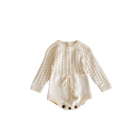 Girl Baby Knitted Hollow Waist Girdle Long Sleeves Harpy Dress Triangle - Kannabliss Exotics