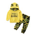 Girls Spring And Autumn Hooded Sweater Small Suit Ins Type Female Baby Camouflage 2 Piece Set - Kannabliss Exotics
