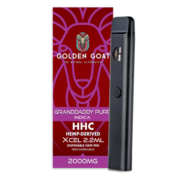 HHC Vape Device, 2000mg, Rechargeable/Disposable - Grand Daddy Purp - Kannabliss Exotics