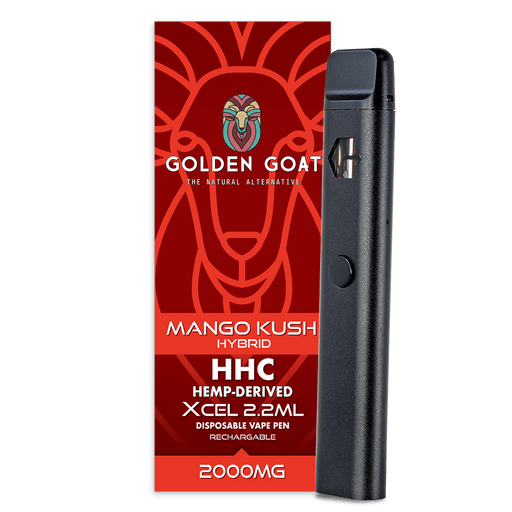 HHC Vape Device, 2000mg, Rechargeable/Disposable - Mango Kush - Kannabliss Exotics