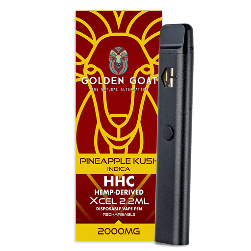 HHC Vape Device, 2000mg, Rechargeable/Disposable - Pineapple Kush - Kannabliss Exotics