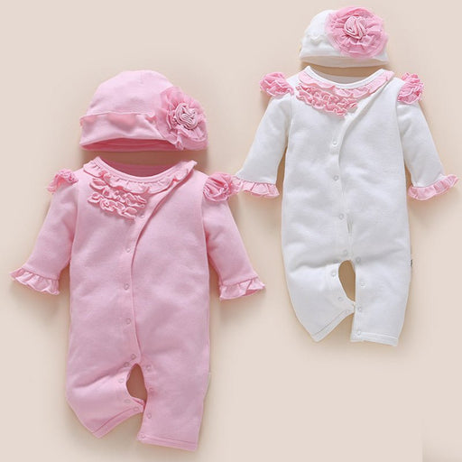 one - year - old baby wears newborn baby clothing romper jumpsuit - Kannabliss Exotics