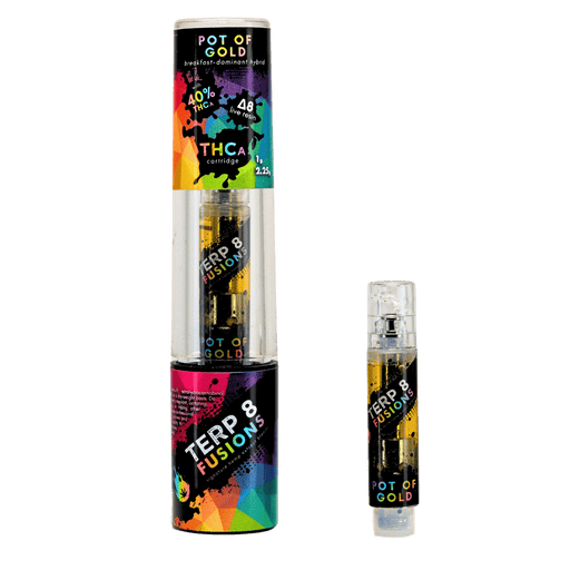 Pot of Gold 1g THCA + D8 Live Resin Cartridge | Terp 8 - Kannabliss Exotics