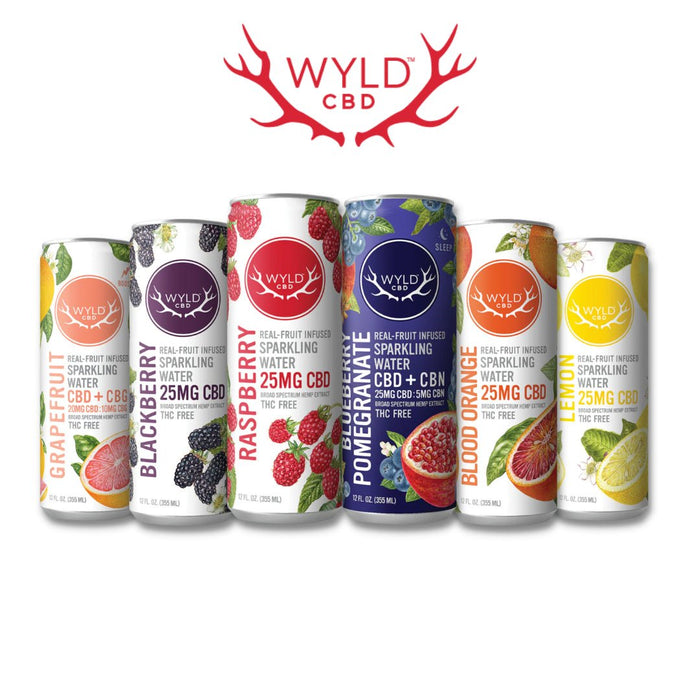 Real Fruit CBD Infused Sparkling Water 12oz (Multiple Flavors) - Kannabliss Exotics