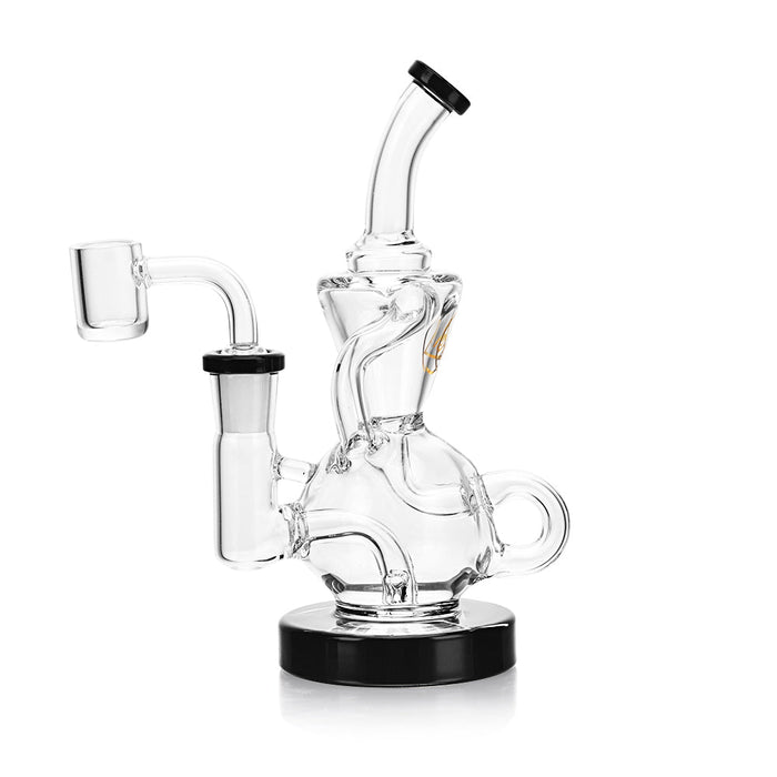 Ritual Smoke - Air Bender Bubble - Cycler Concentrate Rig - Black - Kannabliss Exotics