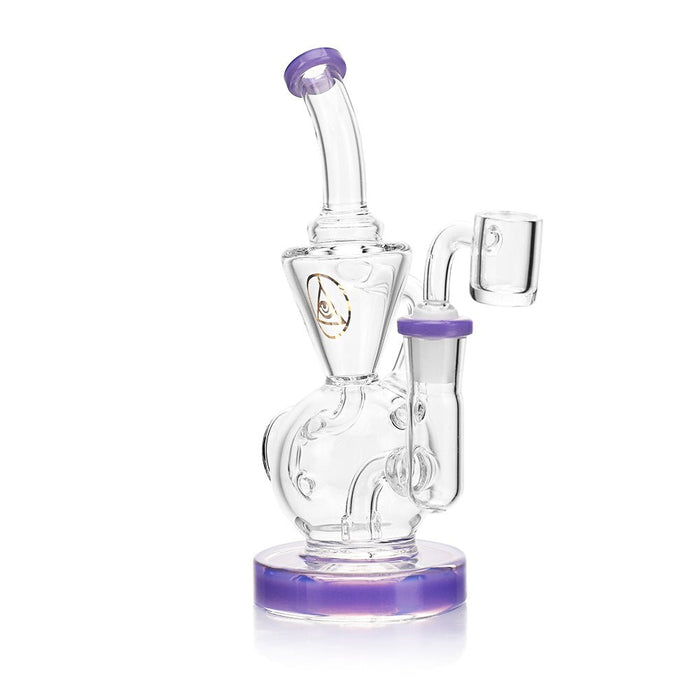 Ritual Smoke - Air Bender Bubble - Cycler Concentrate Rig - Slime Purple - Kannabliss Exotics