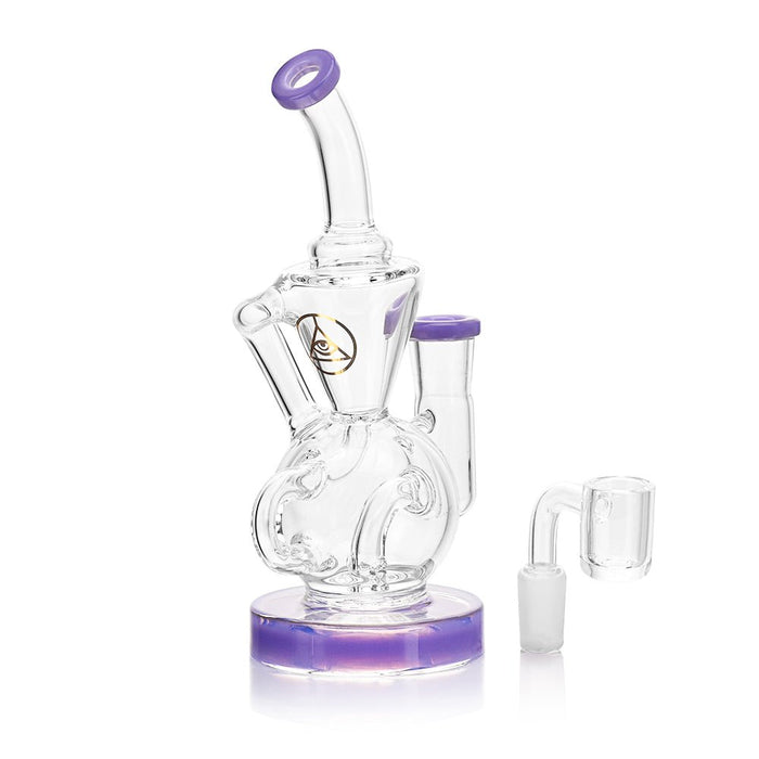 Ritual Smoke - Air Bender Bubble - Cycler Concentrate Rig - Slime Purple - Kannabliss Exotics