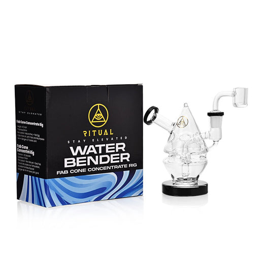 Ritual Smoke - Water Bender Fab Cone Concentrate Rig - Black - Kannabliss Exotics