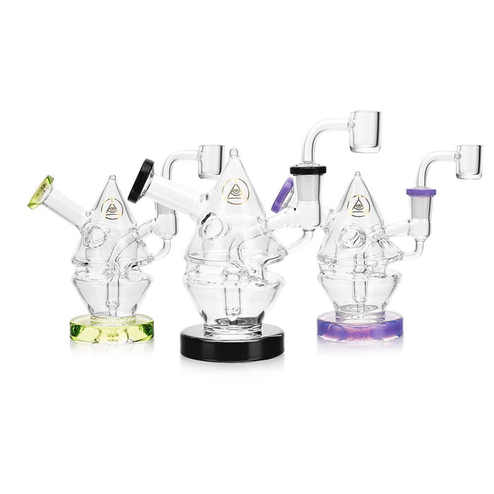 Ritual Smoke - Water Bender Fab Cone Concentrate Rig - Lime Green - Kannabliss Exotics