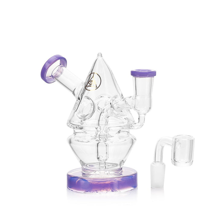 Ritual Smoke - Water Bender Fab Cone Concentrate Rig - Slime Purple - Kannabliss Exotics