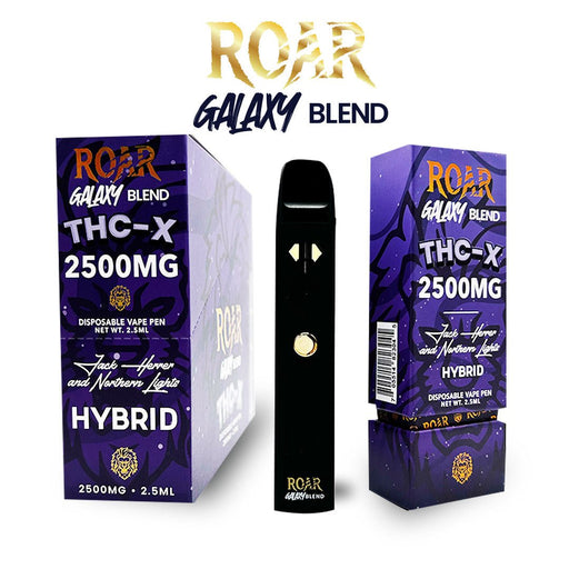 Roar Galaxy Blend THC - X Disposable Vape 2500MG - Jack Herver & Northern Lights (Hybrid) - Kannabliss Exotics