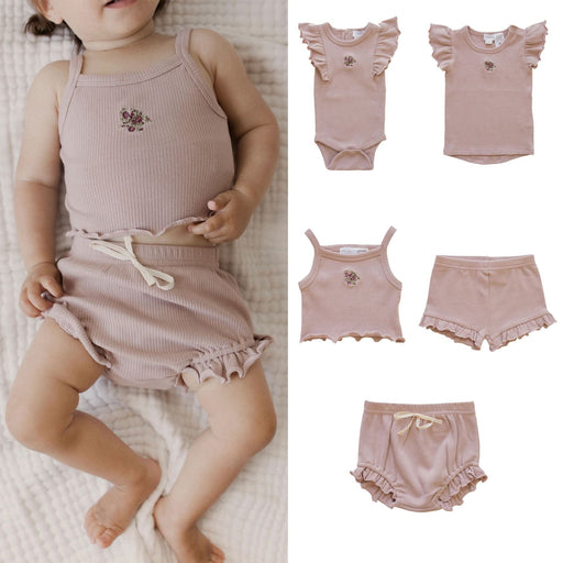 Rose Grey Embroidered Knitting Baby Kids Clothing - Kannabliss Exotics