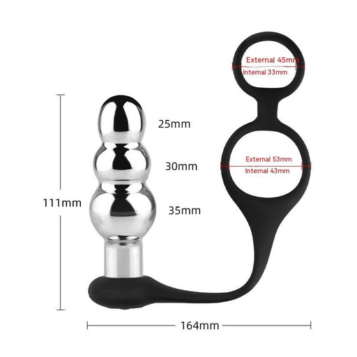 Thread Metal Remote Control Vibration Sex Toy Butt Plug Sex Toys Men And Women Masturbation Toys - Kannabliss Exotics