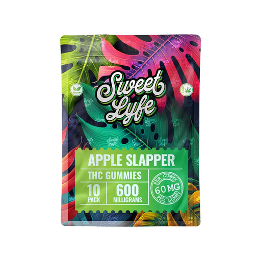 Vegan Gummies 600MG THC Blend - Apple Slapper - Kannabliss Exotics