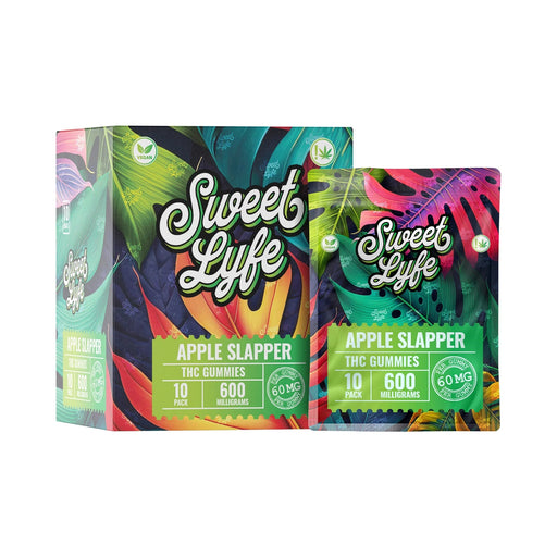 Vegan Gummies 600MG THC Blend - Apple Slapper - Kannabliss Exotics