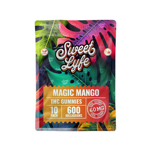 Vegan Gummies 600MG THC Blend - Magic Mango - Kannabliss Exotics