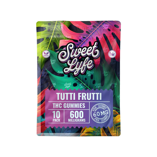 Vegan Gummies 600MG THC Blend - Tutti Frutti - Kannabliss Exotics