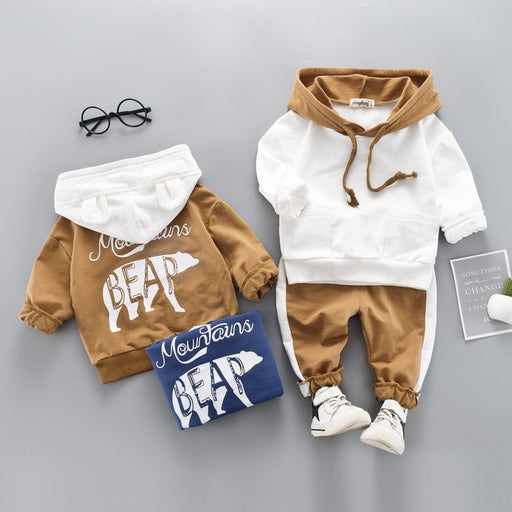 Western style 1 year old baby sweater two - piece - Kannabliss Exotics