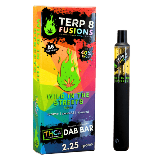 Wild in the Streets 2.25g THCA + D8 Live Resin Disposable Dab Bar | Terp 8 - Kannabliss Exotics