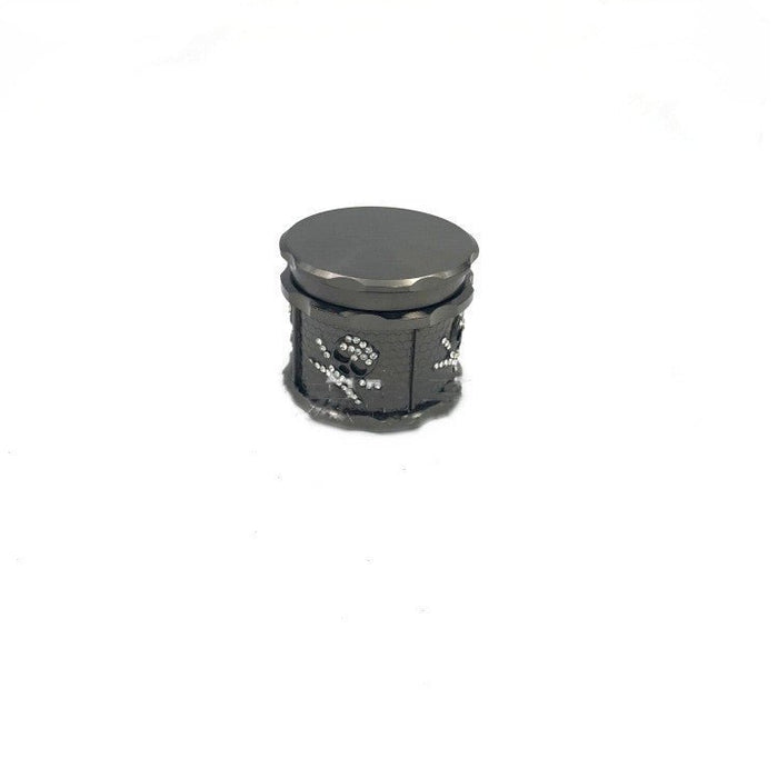 Zinc Alloy Smoke Grinder With Drill Grid Four - Layer Smoke Grinder - Kannabliss Exotics