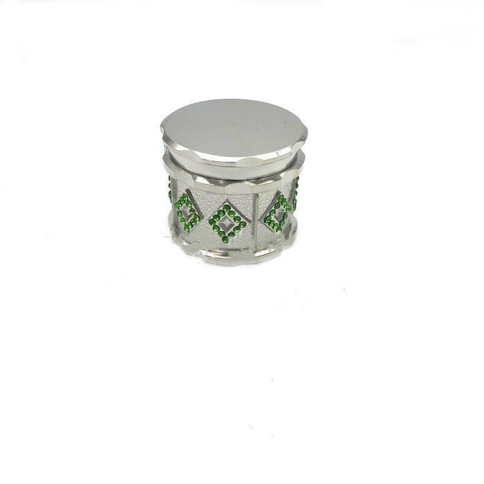 Zinc Alloy Smoke Grinder With Drill Grid Four - Layer Smoke Grinder - Kannabliss Exotics