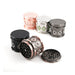 Zinc Alloy Smoke Grinder With Drill Grid Four - Layer Smoke Grinder - Kannabliss Exotics