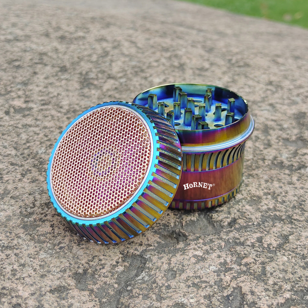 Hazy Blazey Mushroom Crazy 2 Inch 50mm Metal Herb Grinder 